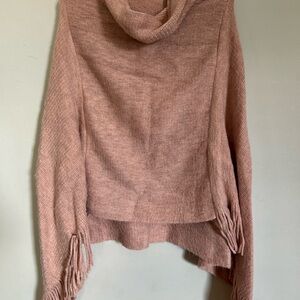 Chico's Dusty Rose Cowl Neck Sweater